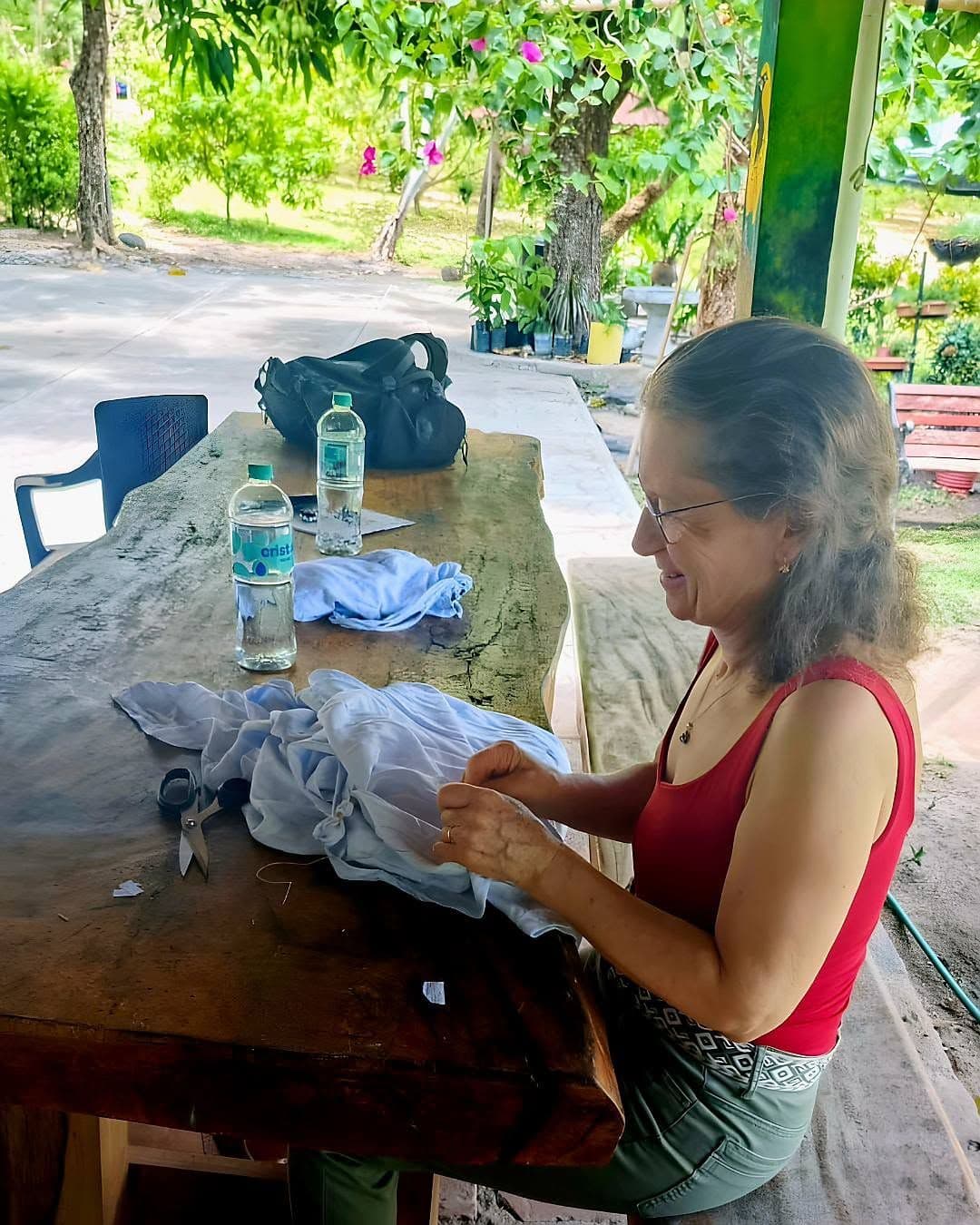 Herencia Azul - Dye Your Own Scarf in Santiago Nonualco
